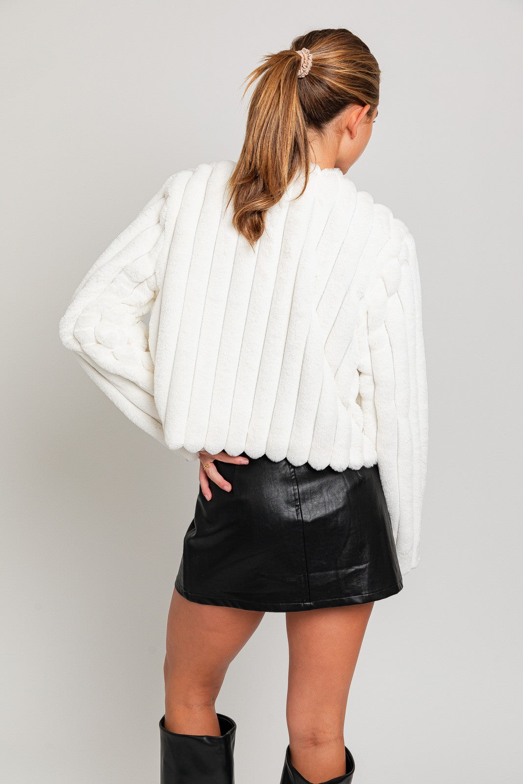 LORETTA FAUX COAT