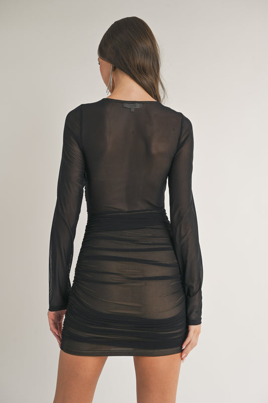 LORENZA MESH DRESS