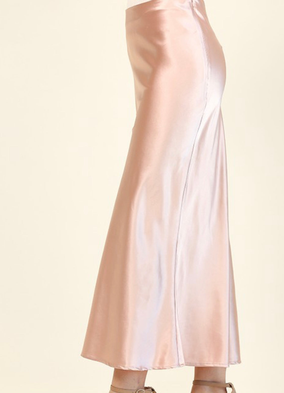 SATIN MERMAID MIDI SKIRT