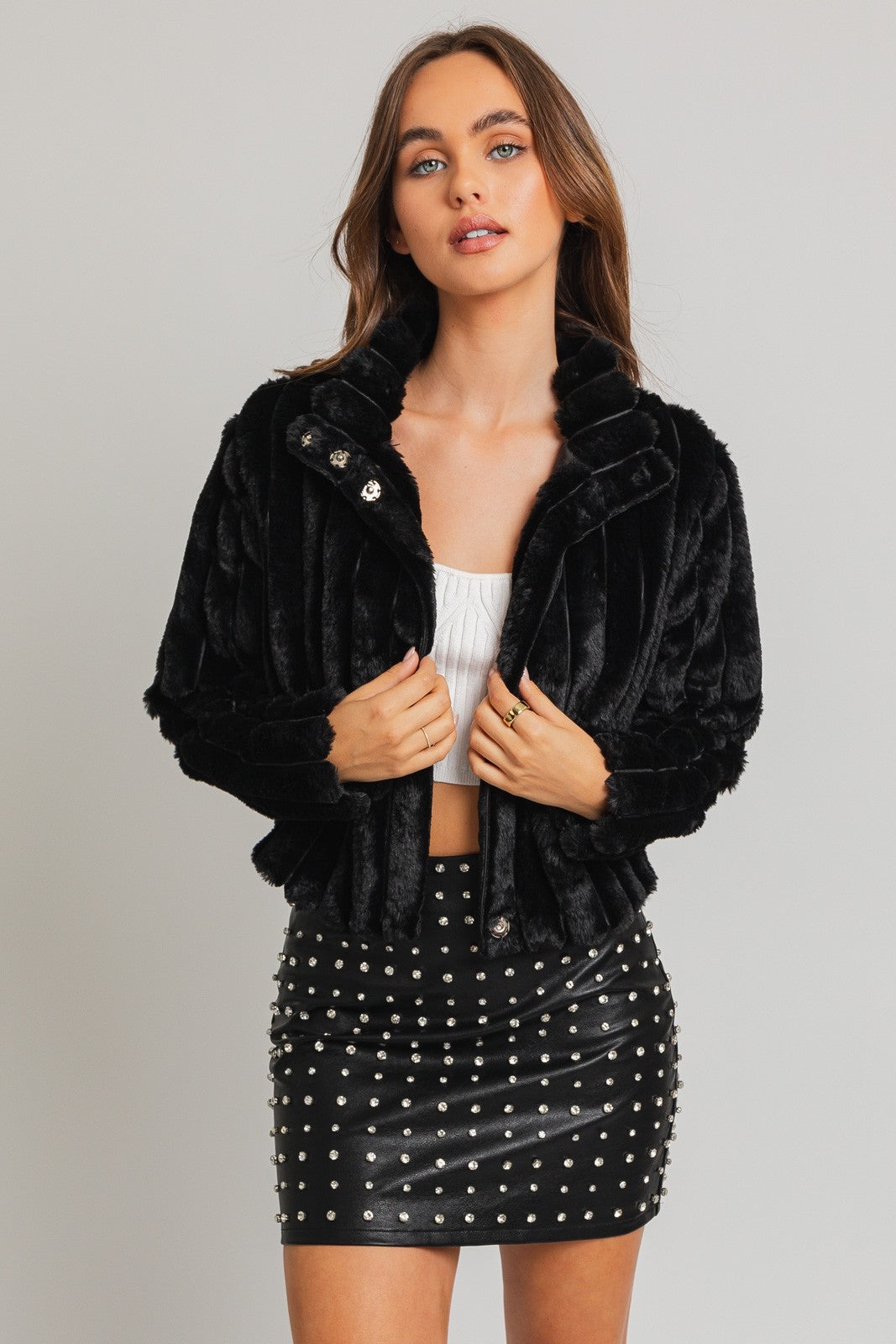 LORETTA FAUX COAT
