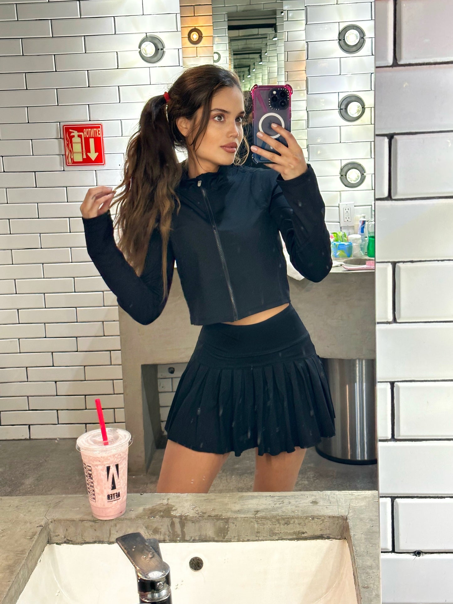 LAINA TENNIS BLACK SET