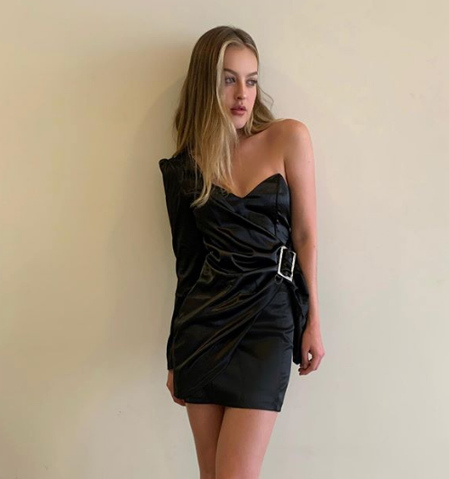 ONE SHOULDER MINI DRESS