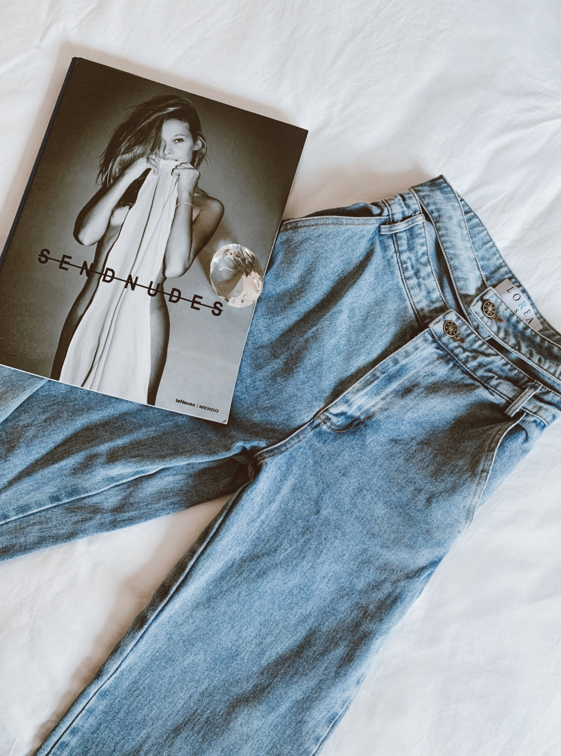 DOUBLE WAIST JEANS