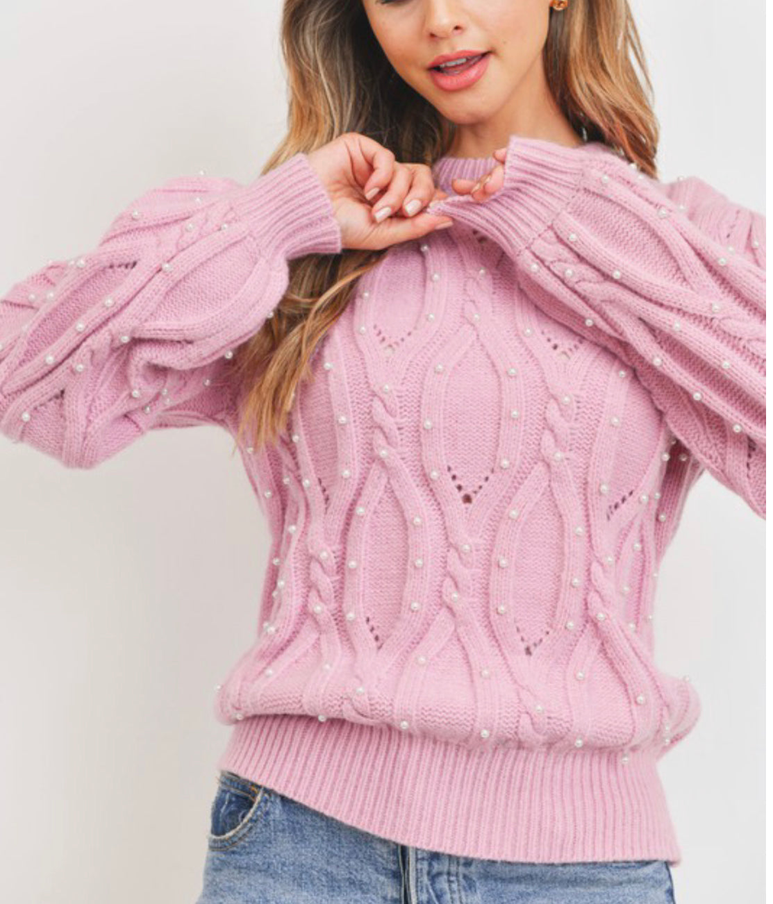 SWEET PEARL SWEATER